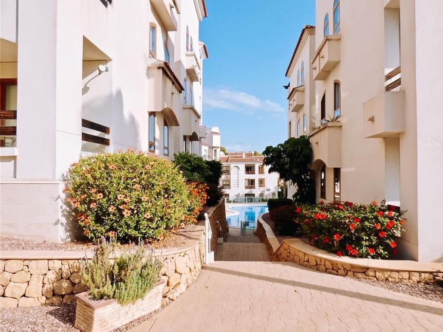 Soleado Apartamento Con Piscina Y Terraza Privada. El Albir Luaran gambar